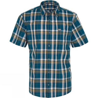 Camisa Jack Wolfskin Hot Chili Hombre - Verde - Chile RKW061589